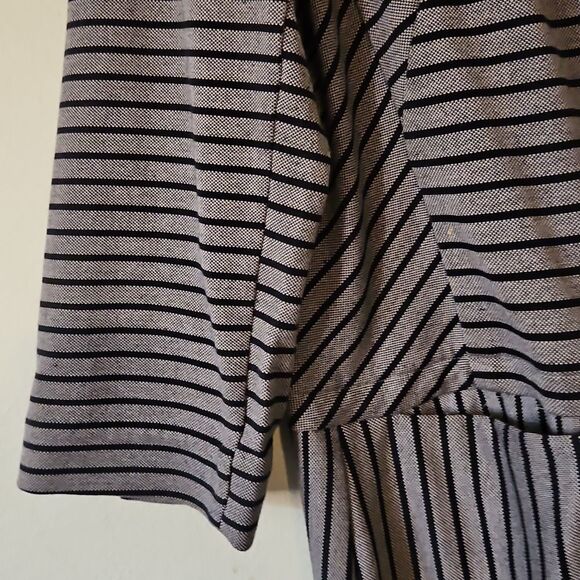 Cabi Striped Car Coat Long Jacket L - Picture 5 of 8
